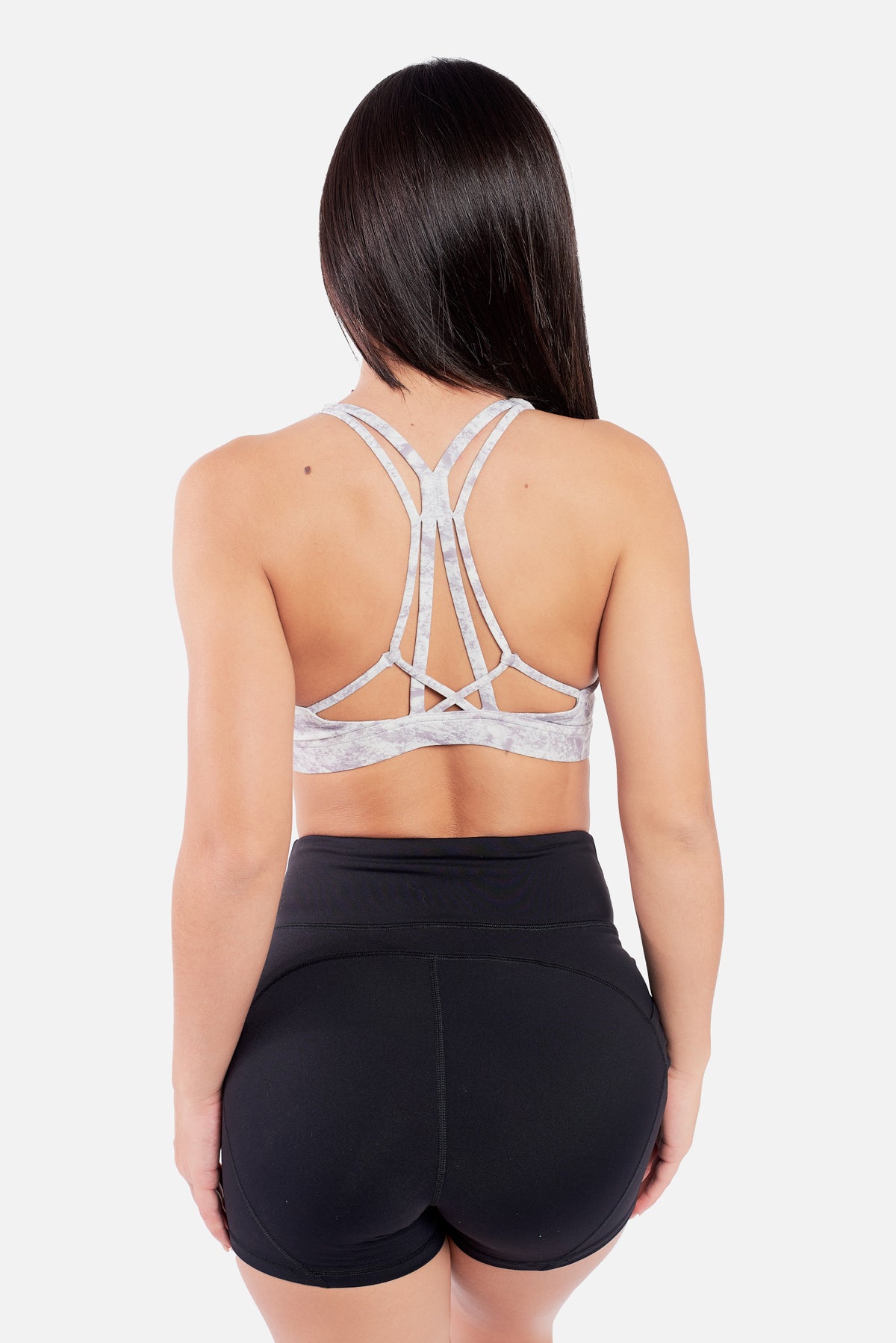 GRAY CROSS BRA