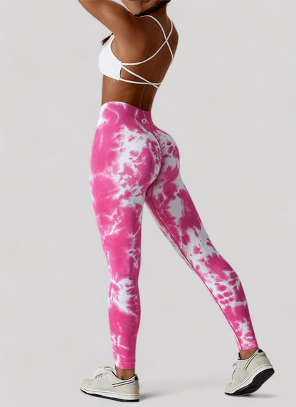 HOT PINK SCRUNCH LEGGINGS