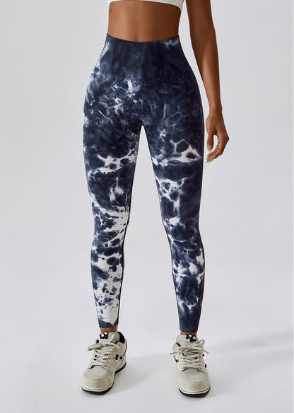 SMOKY BLACK SCRUNCH LEGGINGS