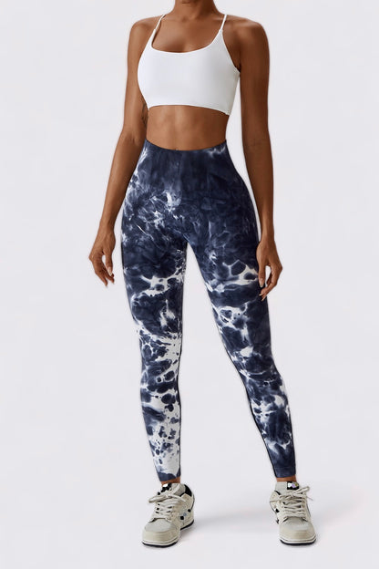 SMOKY BLACK SCRUNCH LEGGINGS