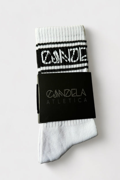 White Crew Socks